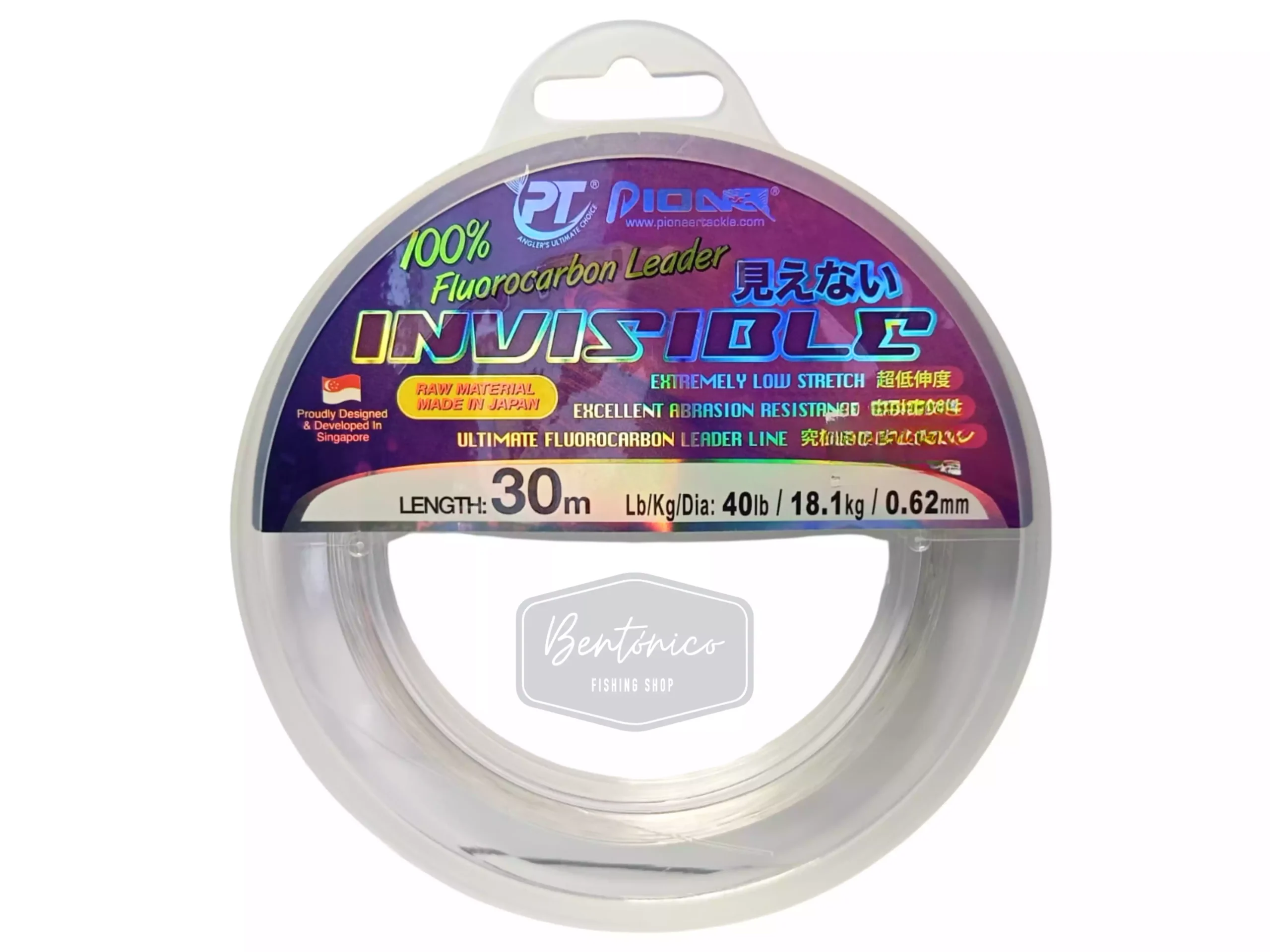 Fluorocarbono Pioneer 40lb/18.1kg/0.62mm
