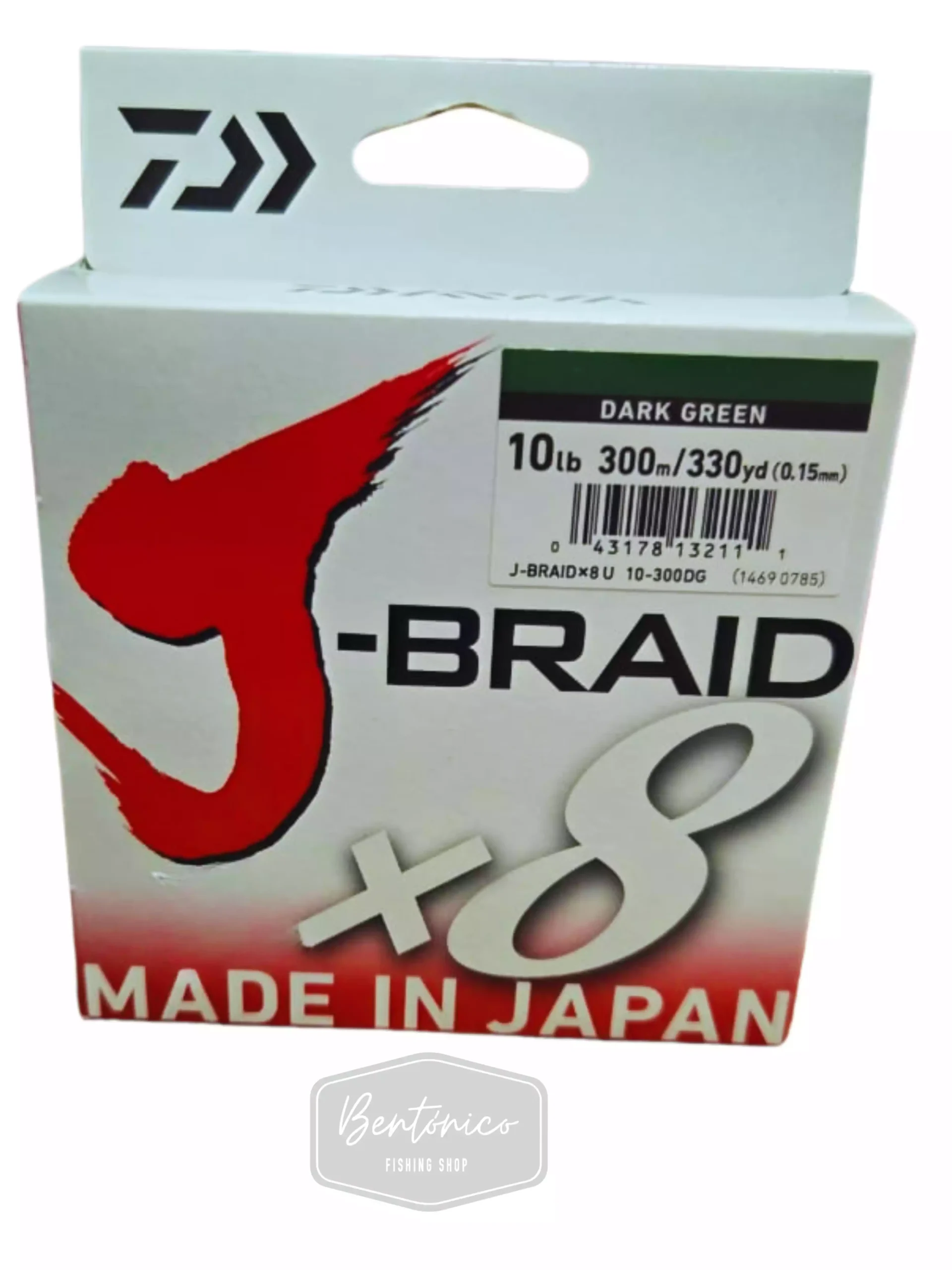 Multifilamento Daiwa J-Braid X8 – Dark Green 0.15mm